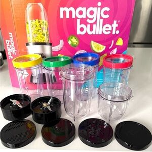 Magic Bullet Silver and Purple Kitchen Blender (rarely used)